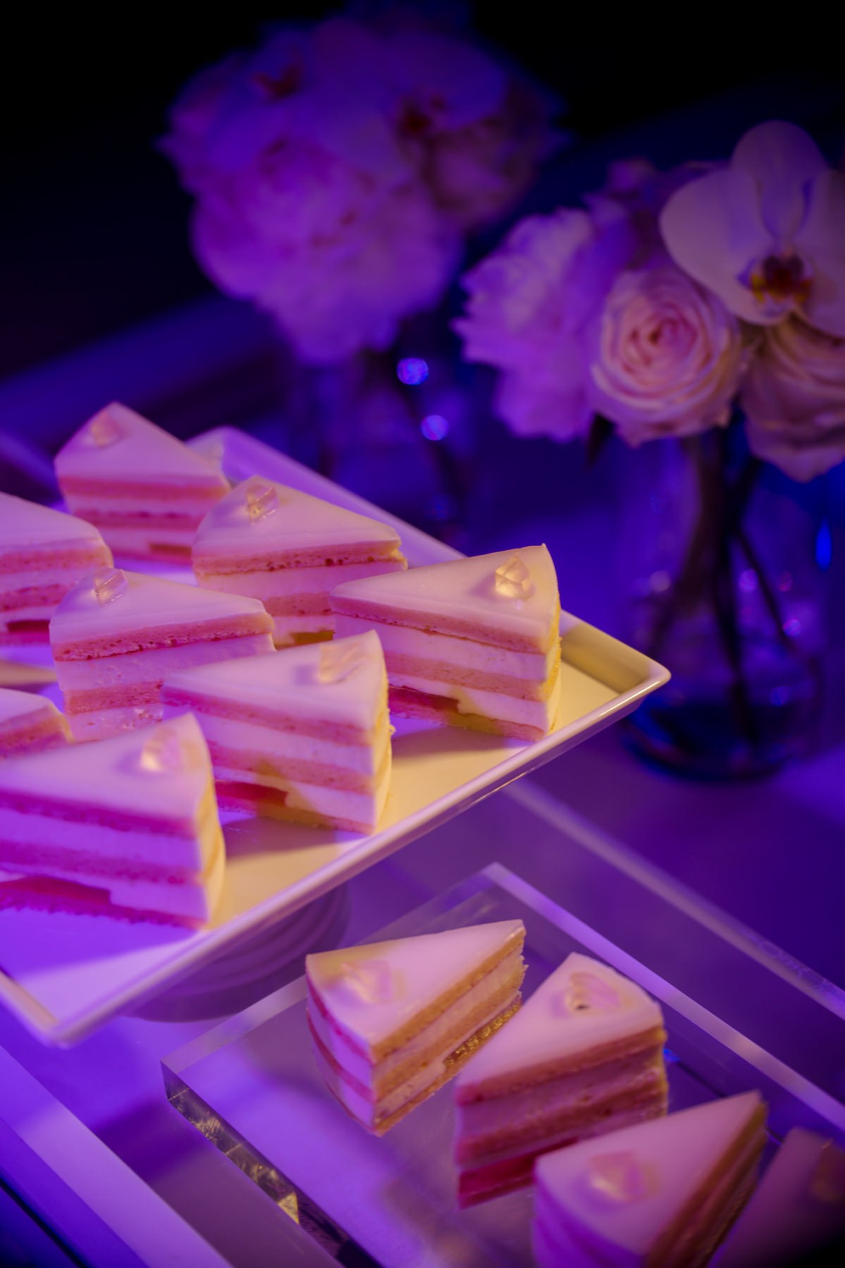 Luxury dessert table with cakes and sweets Four Seasons Prague wedding