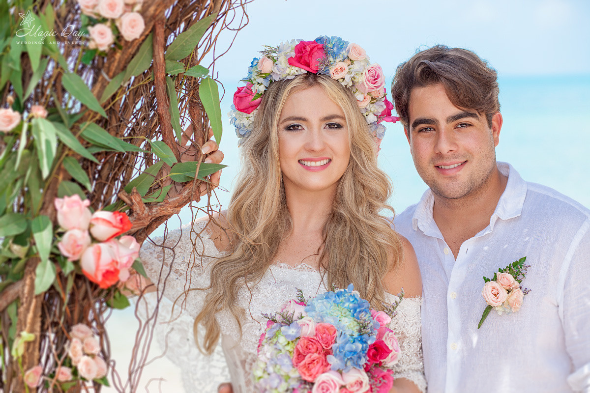 Western ceremony. Wedding on Koh Samui, Thailand