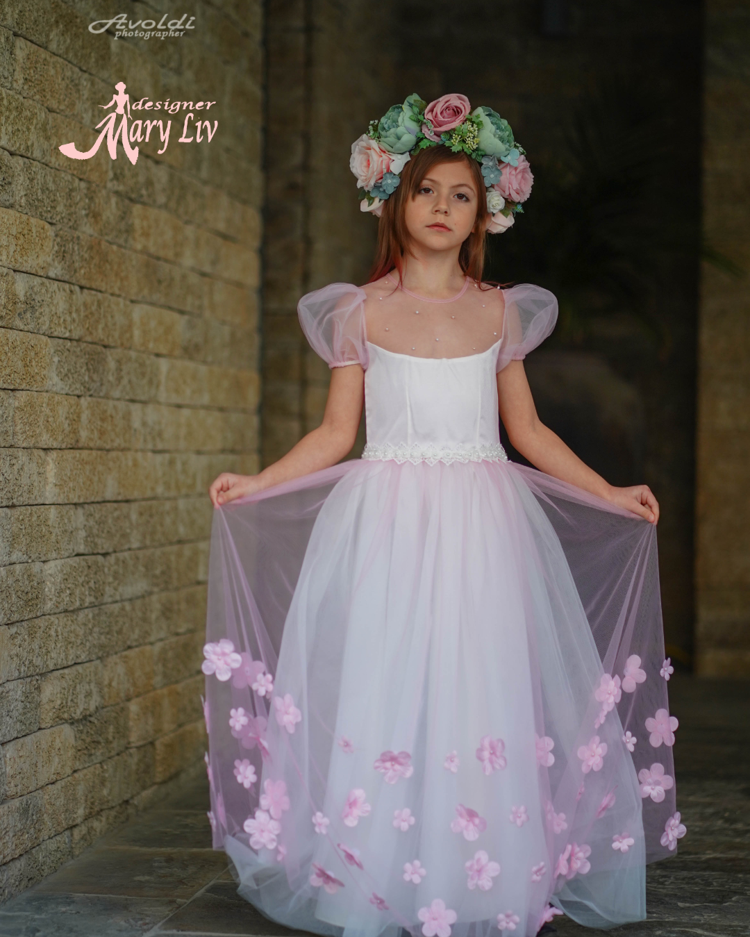 שמלה " Roza ". מרי ליב, מעצבת שמלות בתפירה אישית