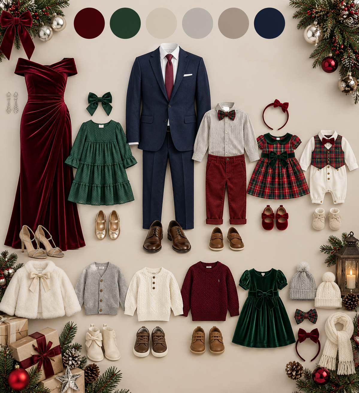 OUTFIT INSPO FOR CHRISTMAS MINI SESSIONS. Newborn and family photographer. Hills District. Sydney