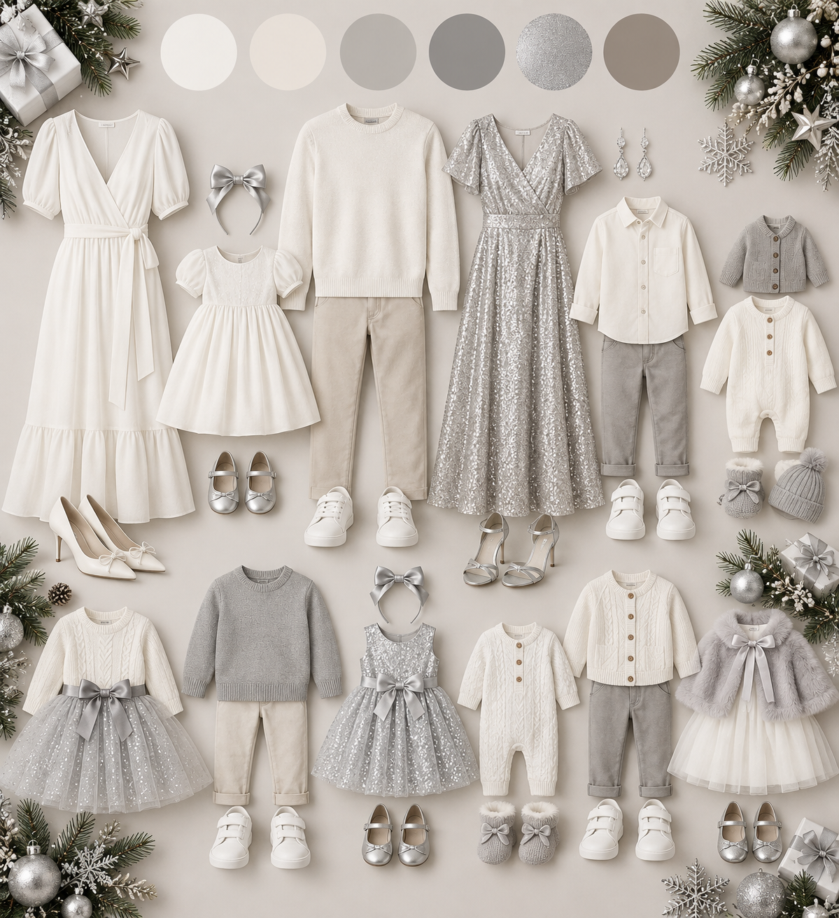 OUTFIT INSPO FOR CHRISTMAS MINI SESSIONS. Newborn and family photographer. Hills District. Sydney