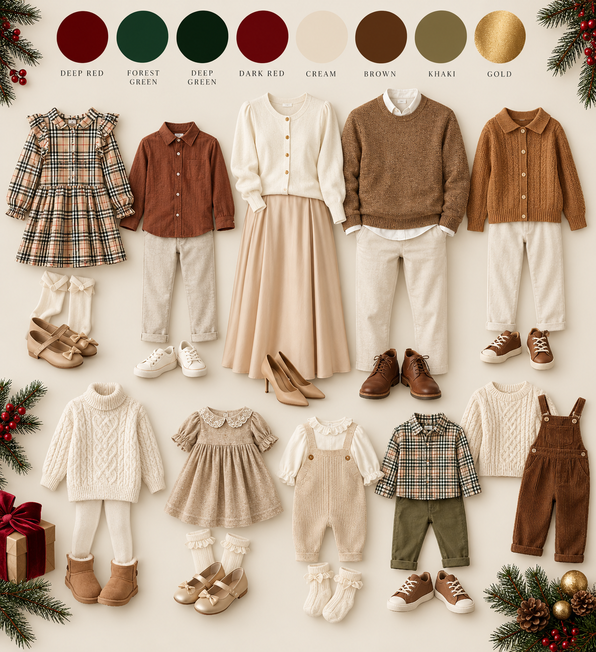 OUTFIT INSPO FOR CHRISTMAS MINI SESSIONS. Newborn and family photographer. Hills District. Sydney