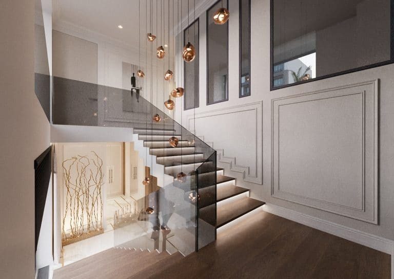 ART DECO HOUSE. Interior Design & 3D Rendering | AB Design Buro