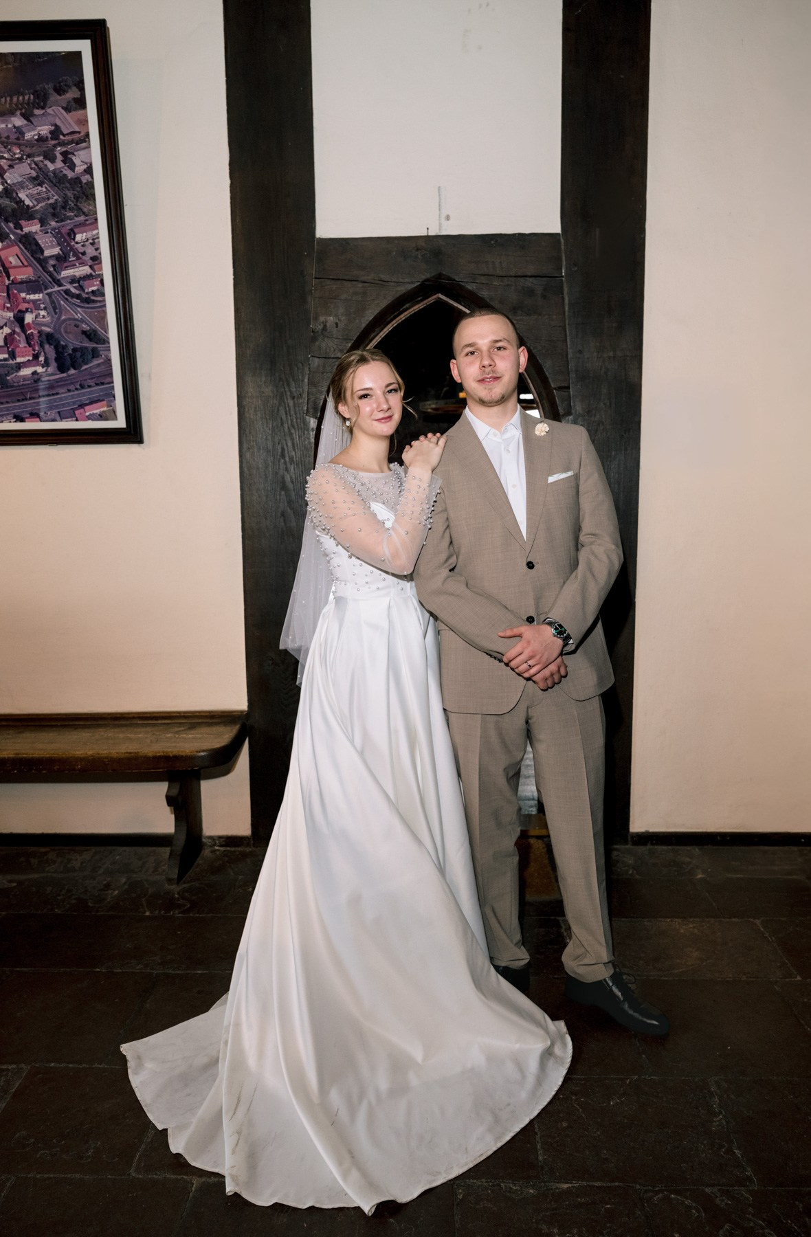 Brautportrait nach der Hochzeit in Ochsenfurt