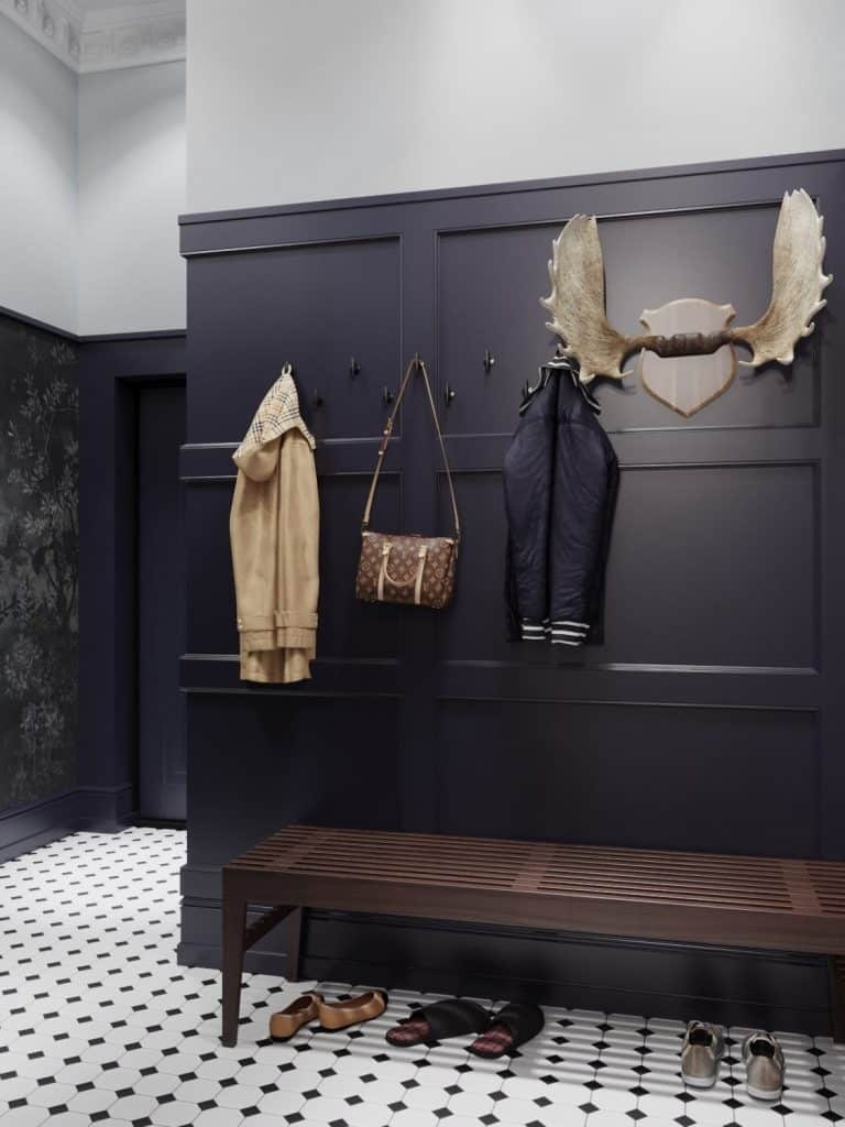 APARTMENT IN HISTORICAL ART CHIC STYLE. Дизайн интерьера и 3D-визуализация | AB Design Buro