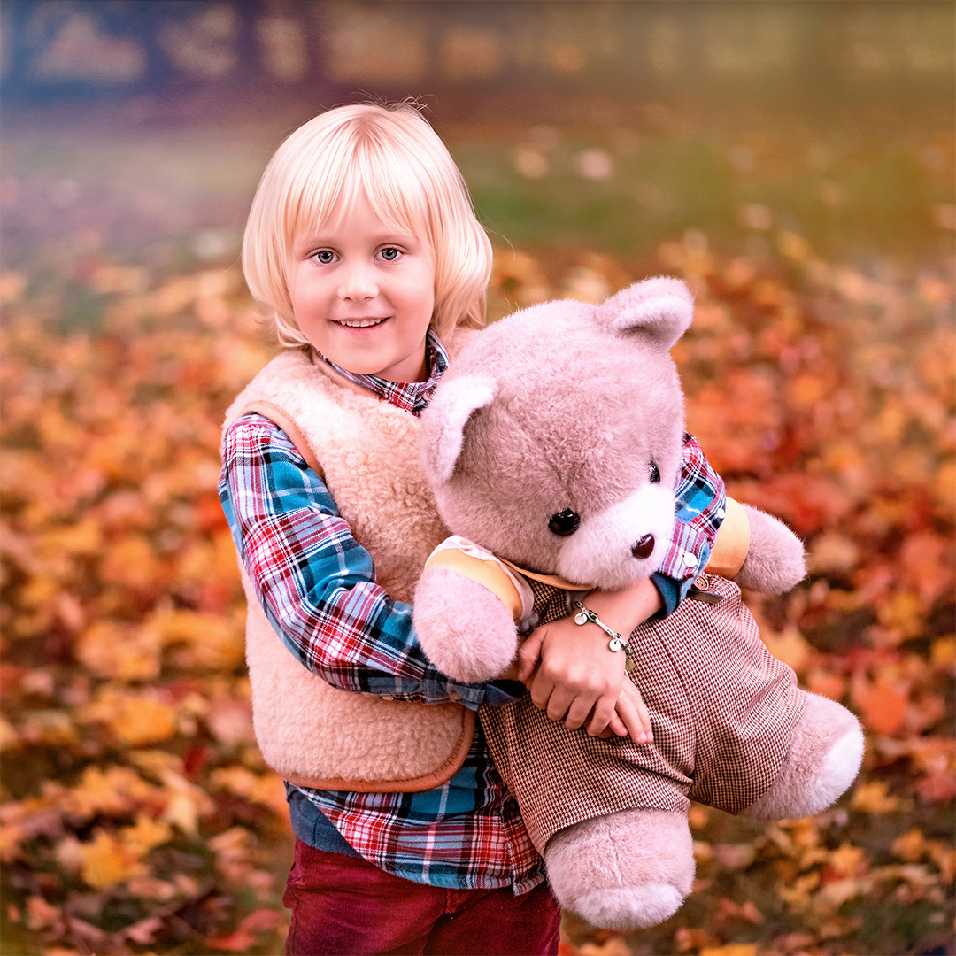 Playful walk of a grandmather and her cute grandchildren around their. Family, children, portrait and fine art Toronto photographer. I delive