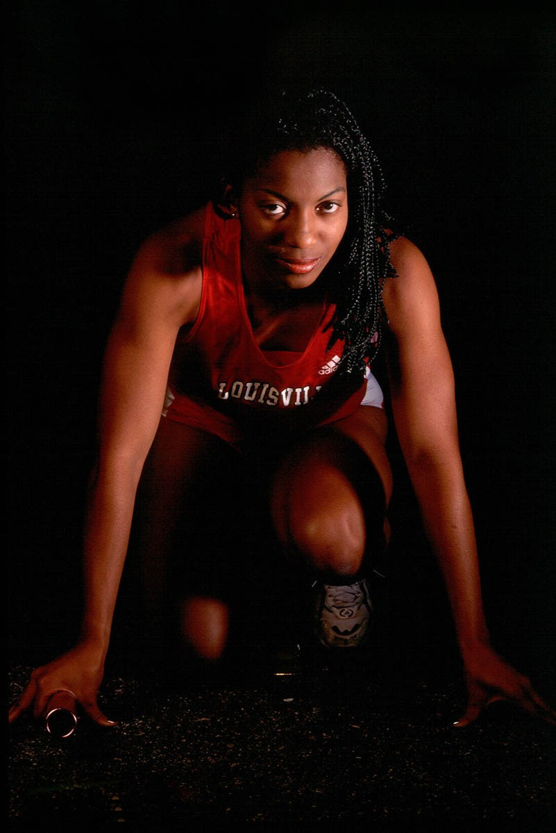 Mody portrait of a track star.