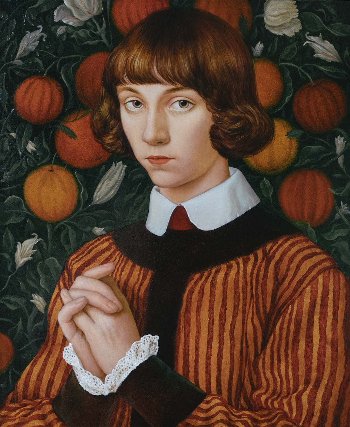 Portrait with Small Pumpkins. ELEN BEZHEN
