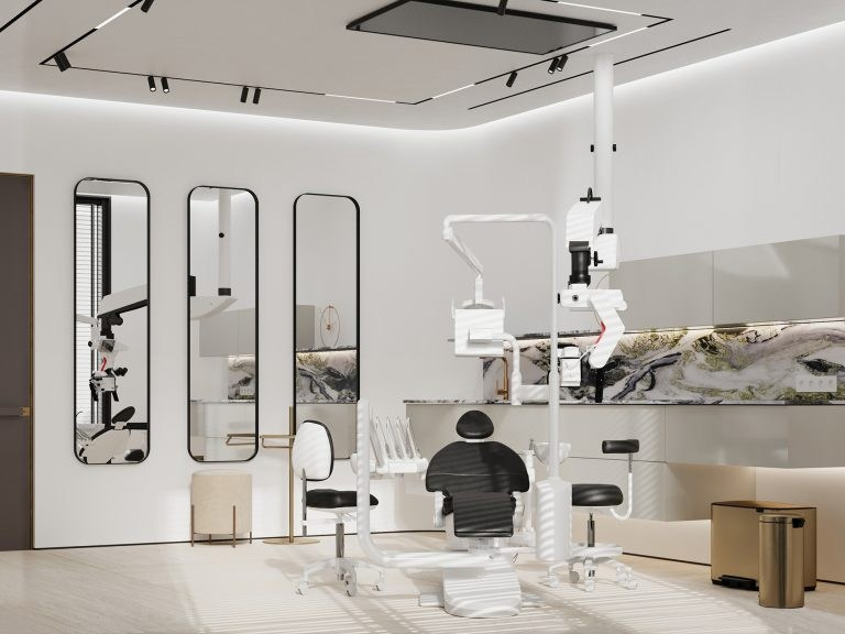 ELEMENTAL КЛИНИКА В ДУБАЕ. Дизайн интерьера и 3D-визуализация | AB Design Buro