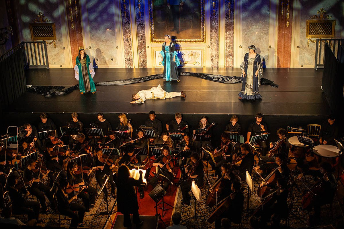 The Magic Flute performance, July 2025, as part of the Prague Summer Nights: Young Artists Music Festival.