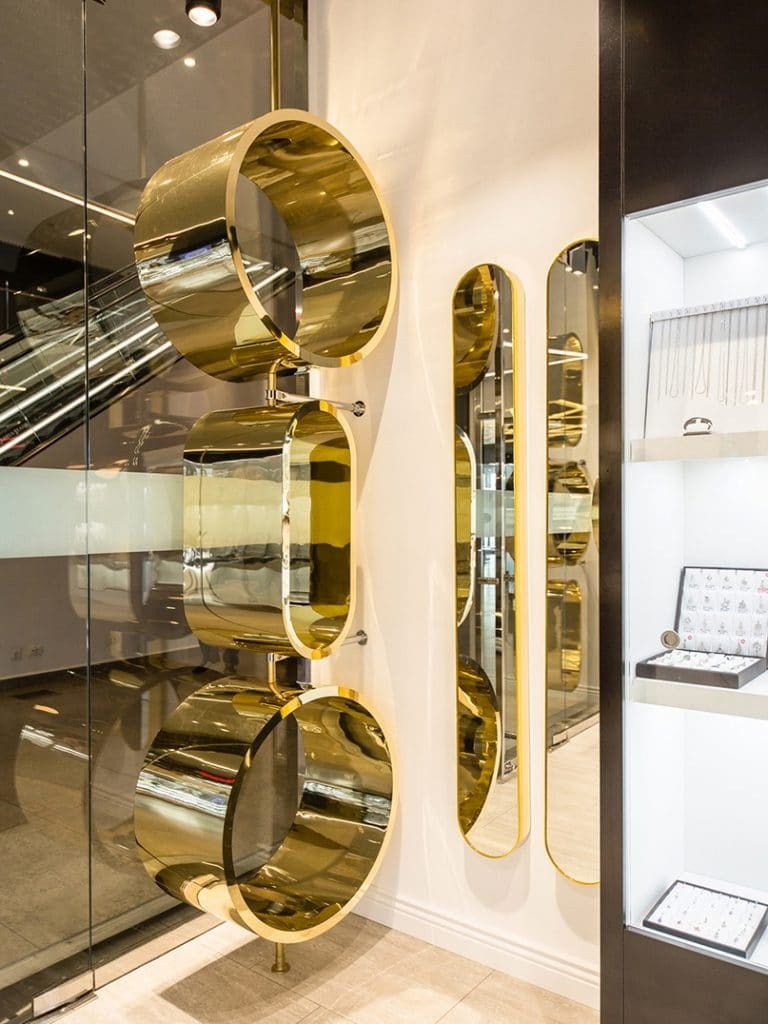 ORO JEWELRY STORE. Дизайн интерьера и 3D-визуализация | AB Design Buro