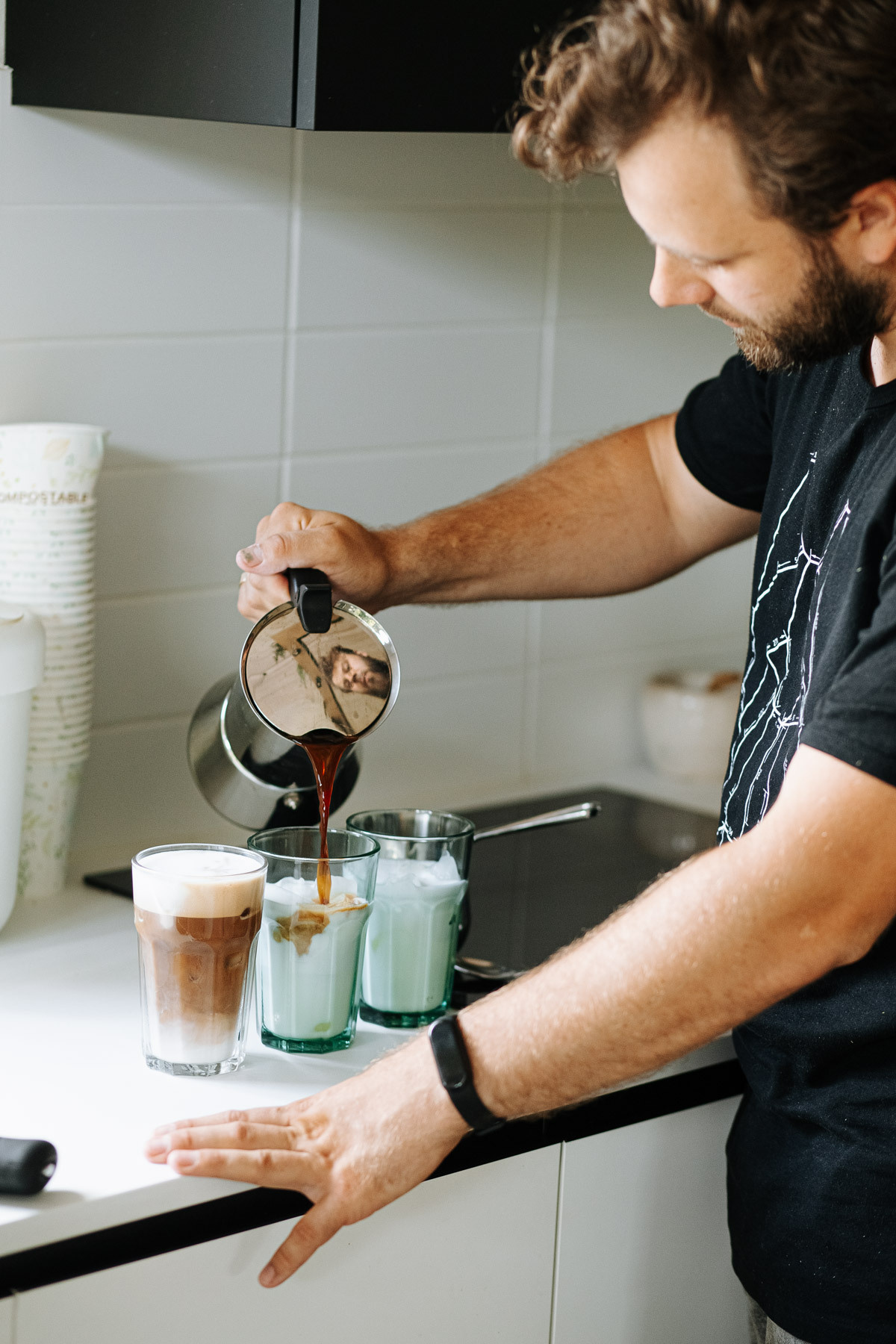 Ģimenes fotosesija savā mājā