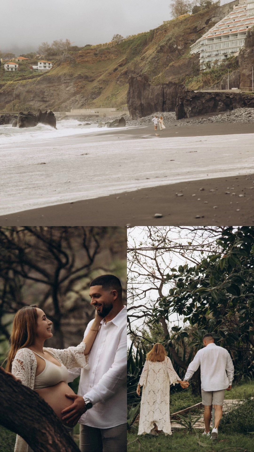 Capturing Love and Anticipation: A Couples Maternity Photoshoot on Madeira