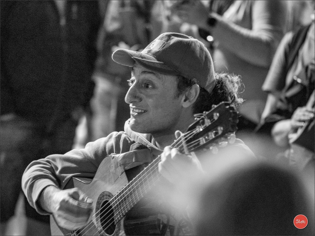 Street musician in Lisbon