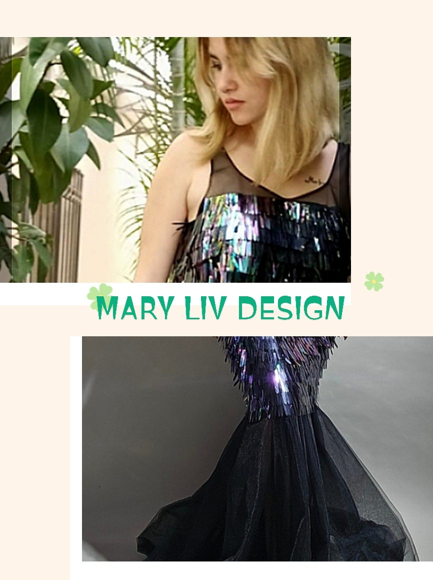 שמלה " Rihanna ". מרי ליב, מעצבת שמלות בתפירה אישית