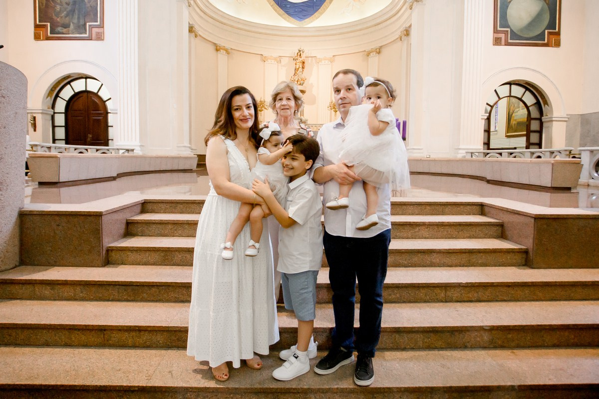 Batizado da Ana Clara e Maria Rita. Fotógrafa de Eventos em São Paulo e Sorocaba Kika Damasceno