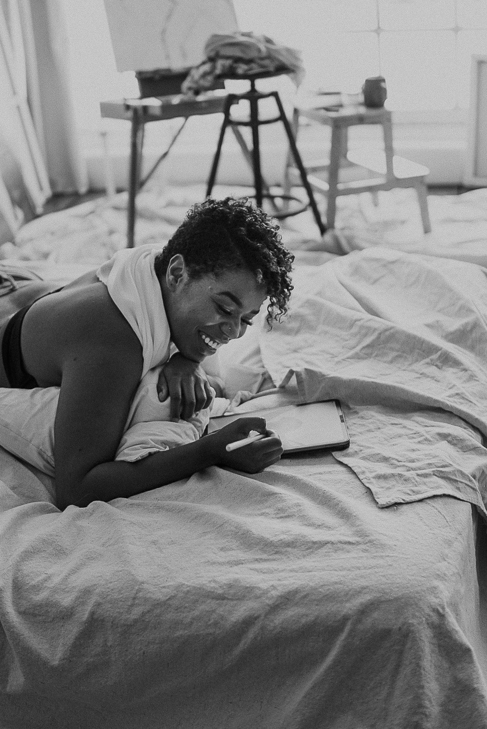 Expression & Embodiment Session. Visual Art by Life Artist, Shiva Marchand