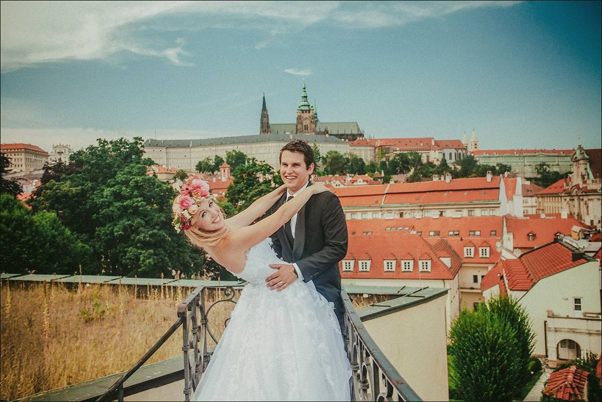 Michelle & Dan — Designer Vrtba Garden Wedding Photography, Prague