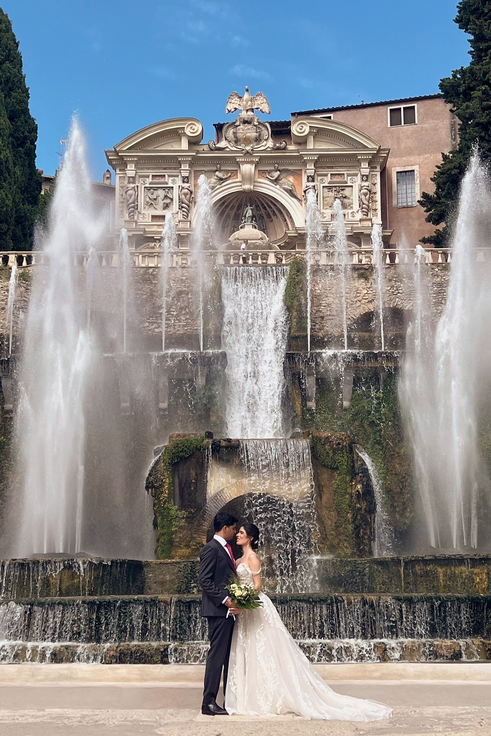 Wedding photoshoot in Tivoli. Photographer in Italy Natalie Bero