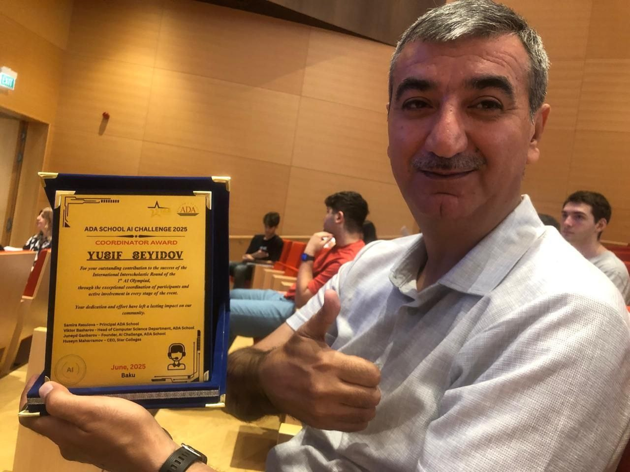 AWARD CEREMONY AND RESULTS. IIMACS — The International Institute of Mathematics, AI & Computer Science