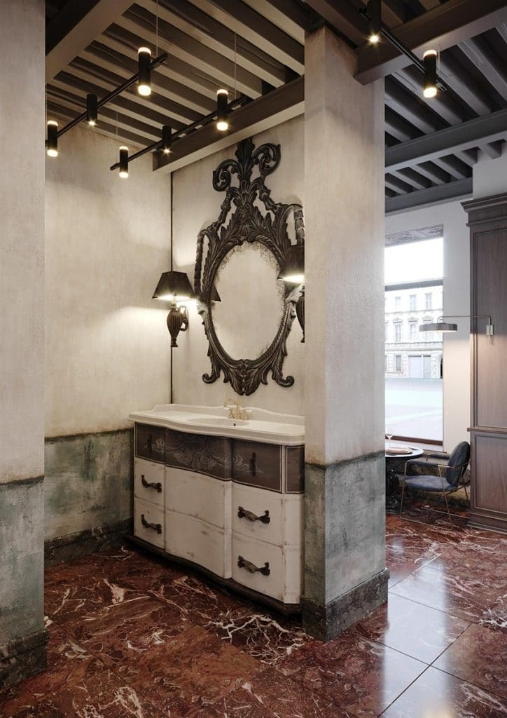 ITALIAN RESTAURANT. Interior Design & 3D Rendering | AB Design Buro