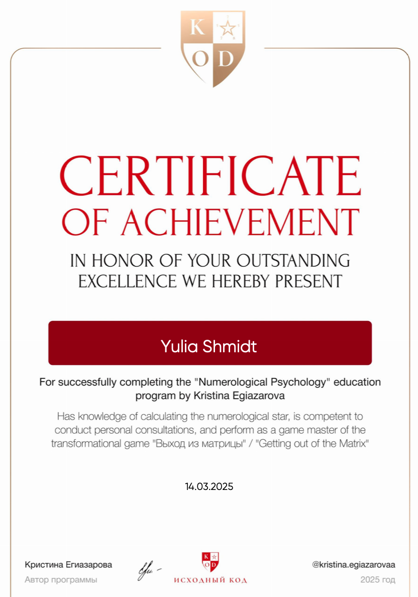 Numerologija. Numerologija. Nevrografika. Delavnice