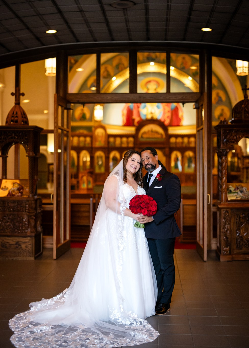 St George Greek Orthodox Church Wedding. Wedding and portrait photography in Greenville SC
