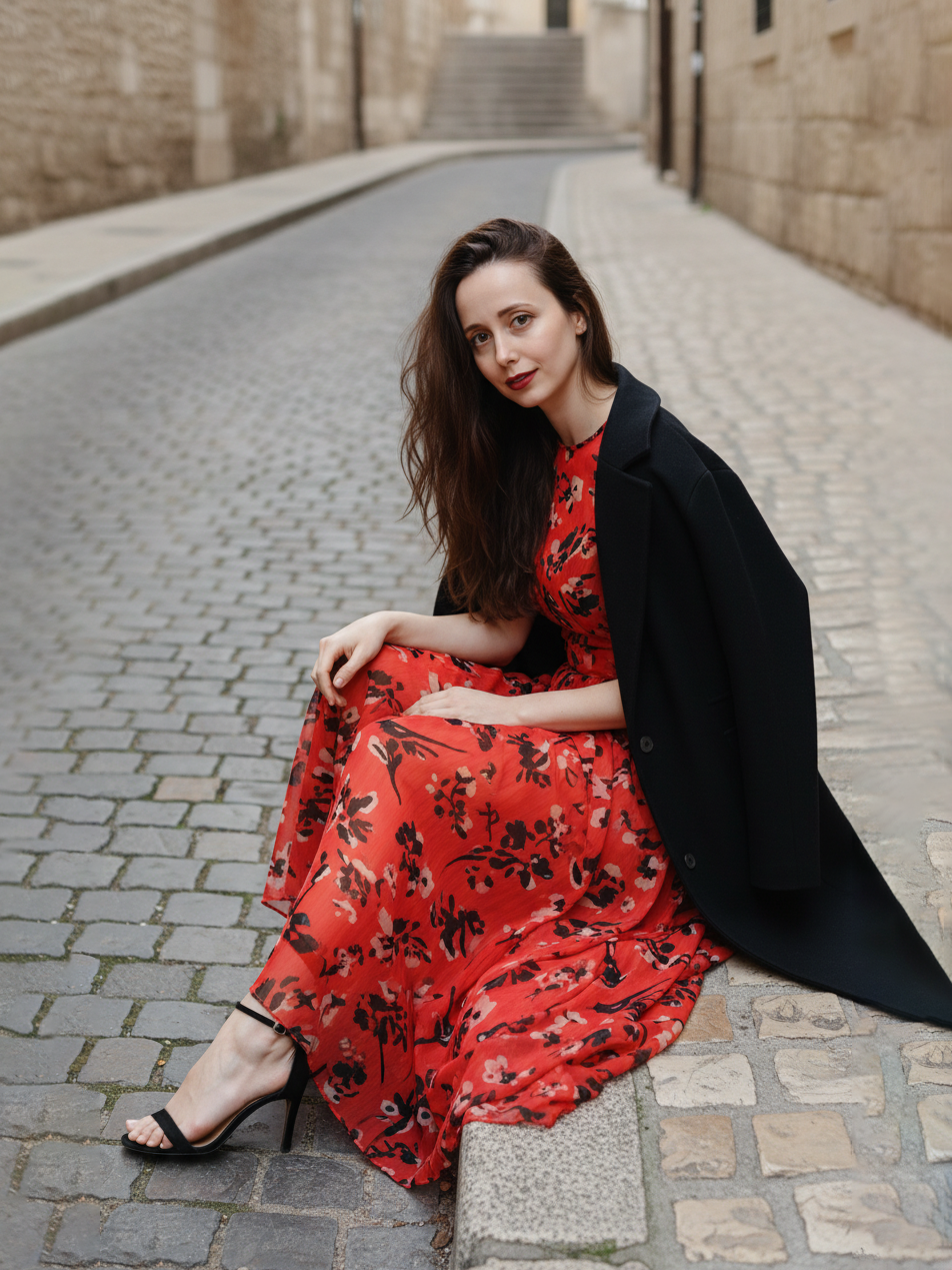 Имиджевый ИИ контент для преподавательницы испанского