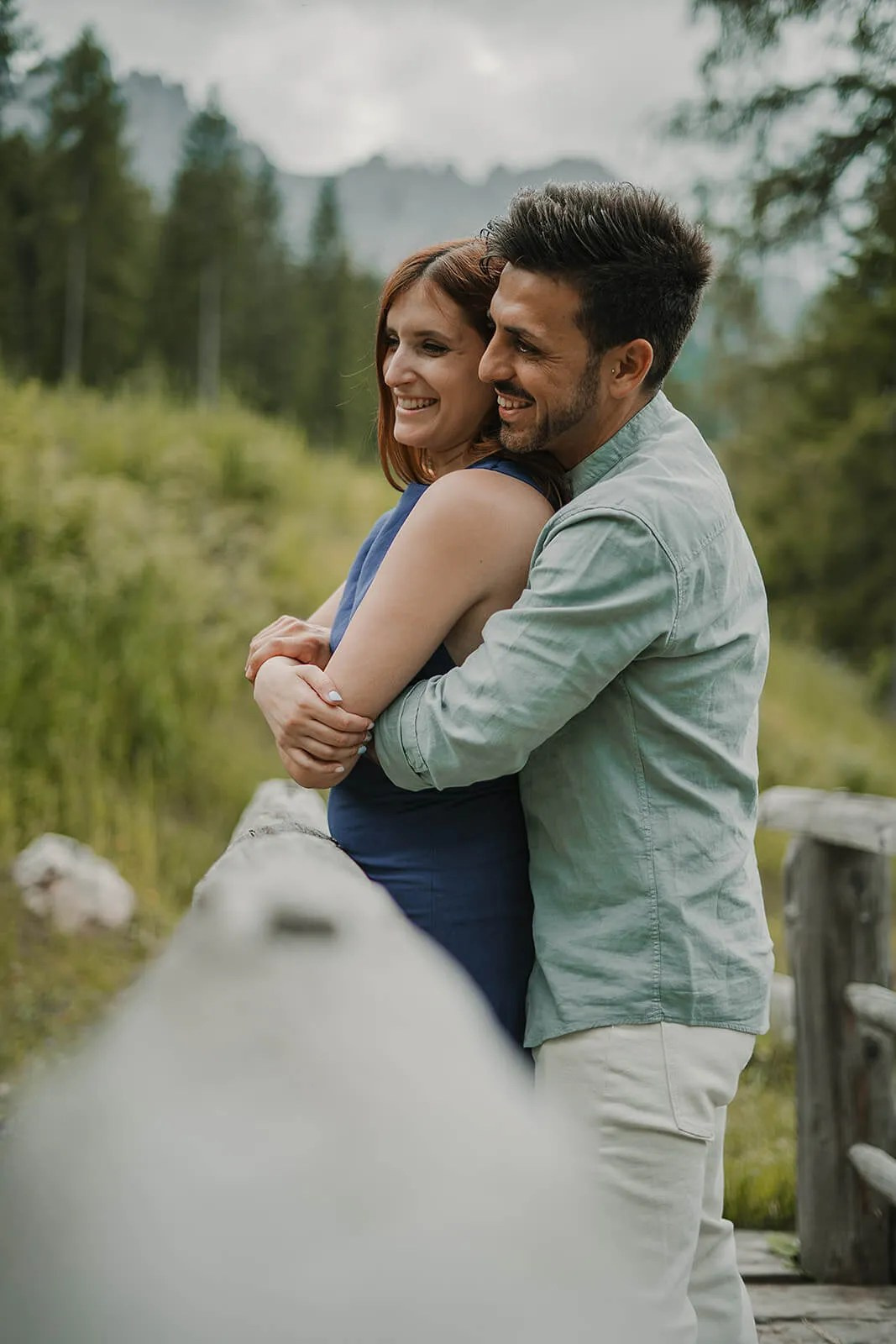 Sesión de Preboda en el Lago di Carezza, Dolomitas | El Velo Blanco. El Velo Blanco I Fotógrafos de Bodas