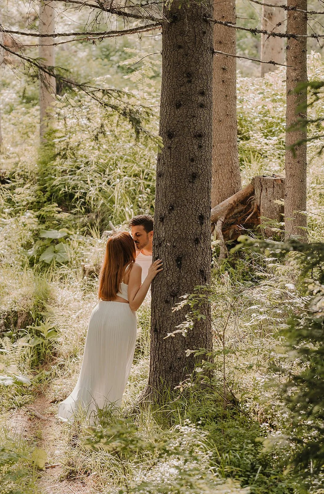 Sesión de Preboda en el Lago di Carezza, Dolomitas | El Velo Blanco. El Velo Blanco I Fotógrafos de Bodas