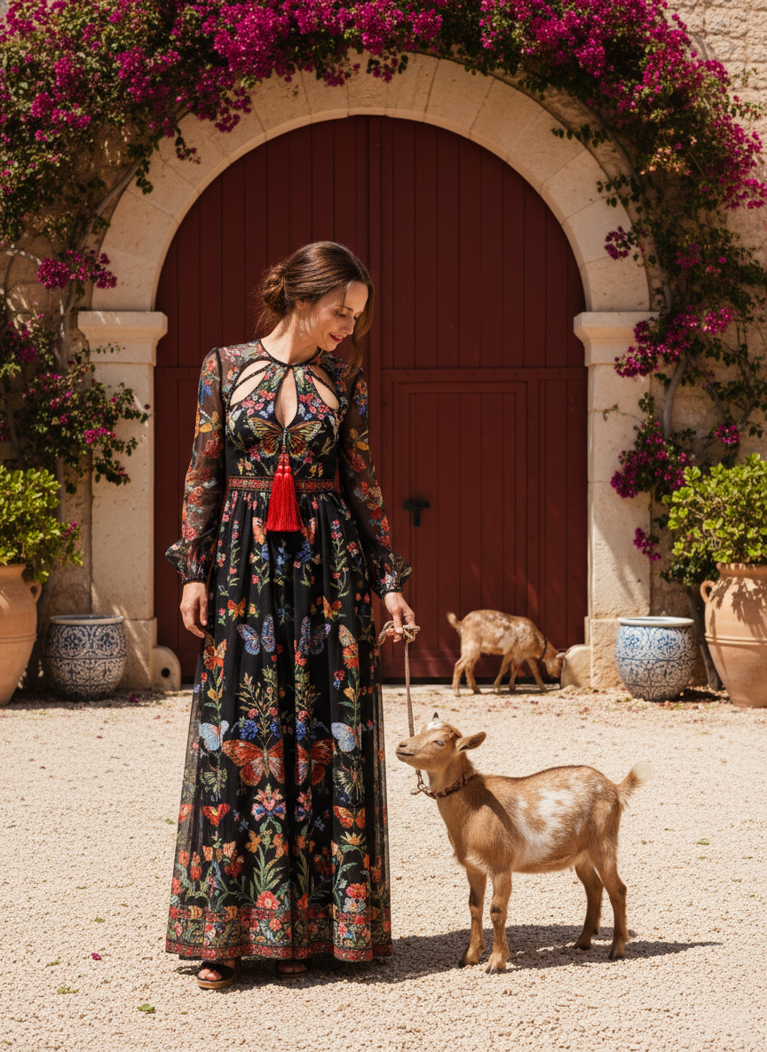 Имиджевый ИИ контент для преподавательницы испанского