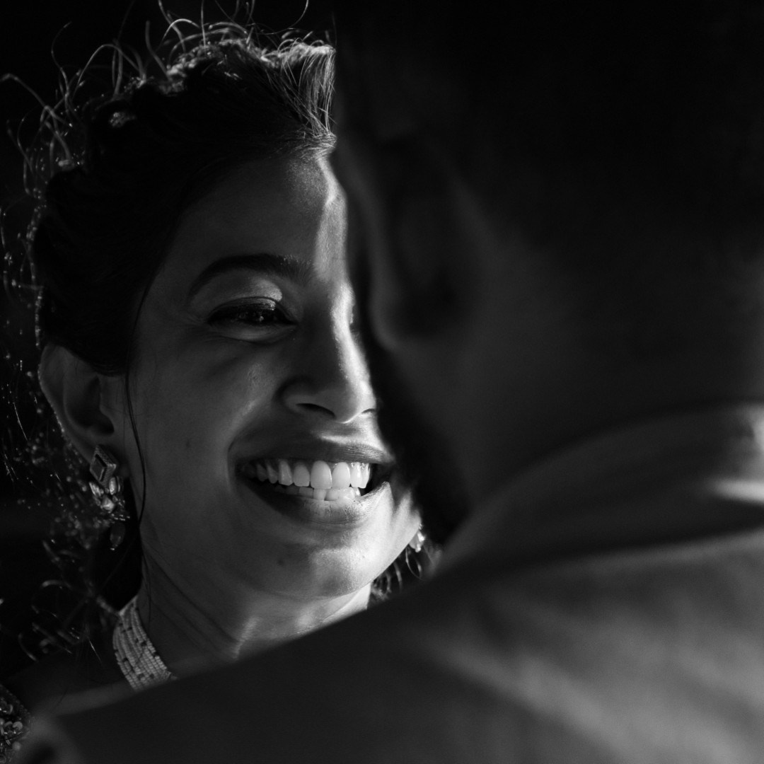 Hands in the Air: Chiranjeev & Niharika at Hyatt Centric Hebbal. Truly Yours | Documentary Wedding Photography & Films | Sharath Padaru, Bangalore