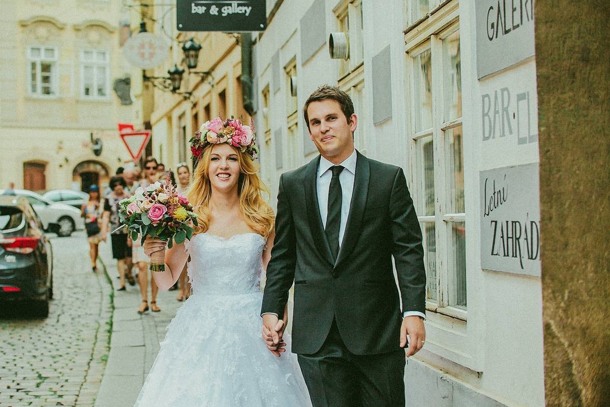 Michelle & Dan — Designer Vrtba Garden Wedding Photography, Prague