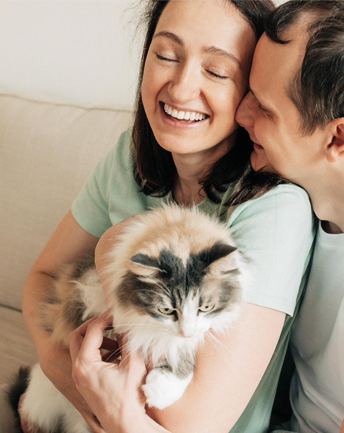 Домашняя семейная фотосессия. Таня, Андрей и Павел. Семейный и свадебный фотограф в Праге Наталья Федори