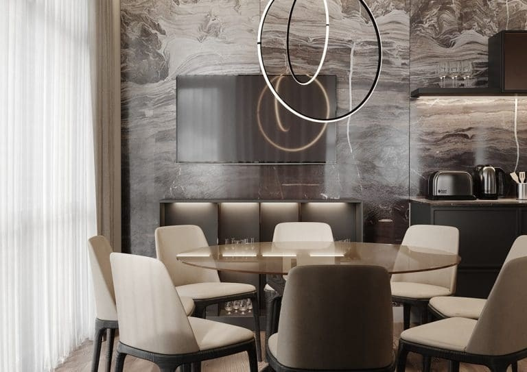 STONE APARTMENT. Дизайн интерьера и 3D-визуализация | AB Design Buro