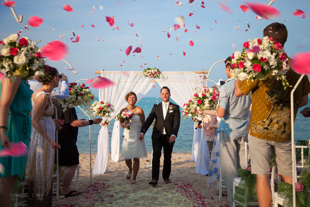 Buddhist + Western. Wedding on Koh Samui, Thailand