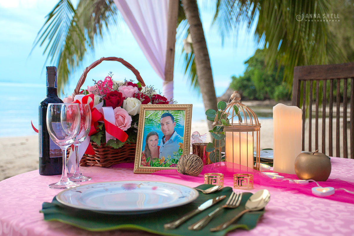 Add Dinner on the beach. Wedding on Koh Samui, Thailand