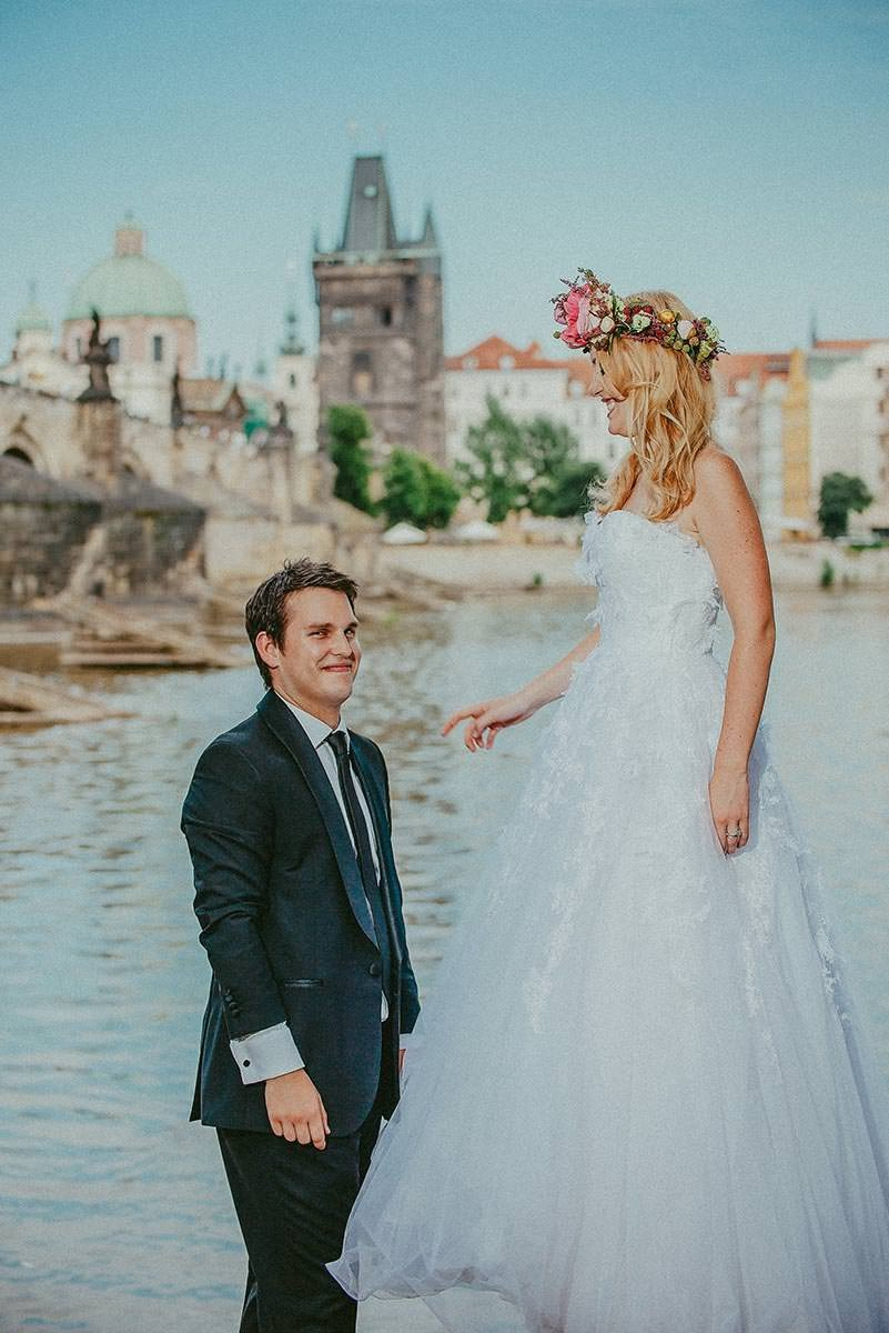 Michelle & Dan — Designer Vrtba Garden Wedding Photography, Prague