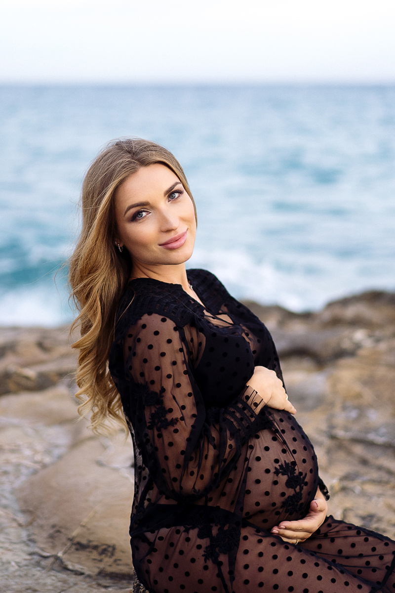 Фотосессия беременности в Бенидорме и Аликанте. Фотограф и визажист Анастасия Гусарова
