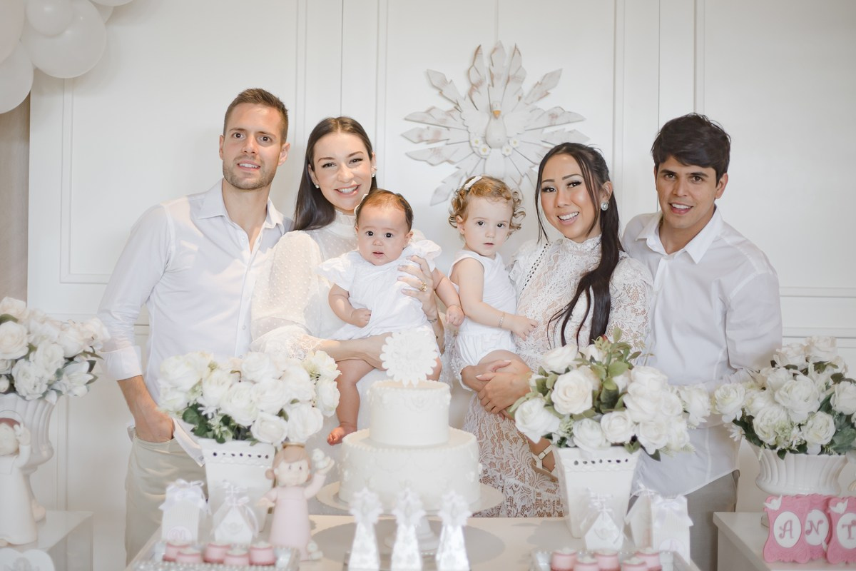 Batizado - Antonella e Hailey. Fotógrafa de Eventos em São Paulo e Sorocaba Kika Damasceno