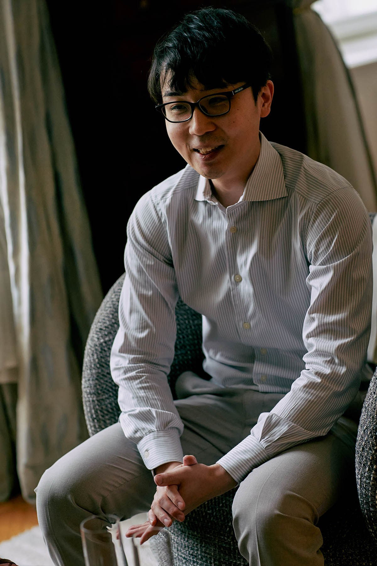 The young groom, Katsuya.