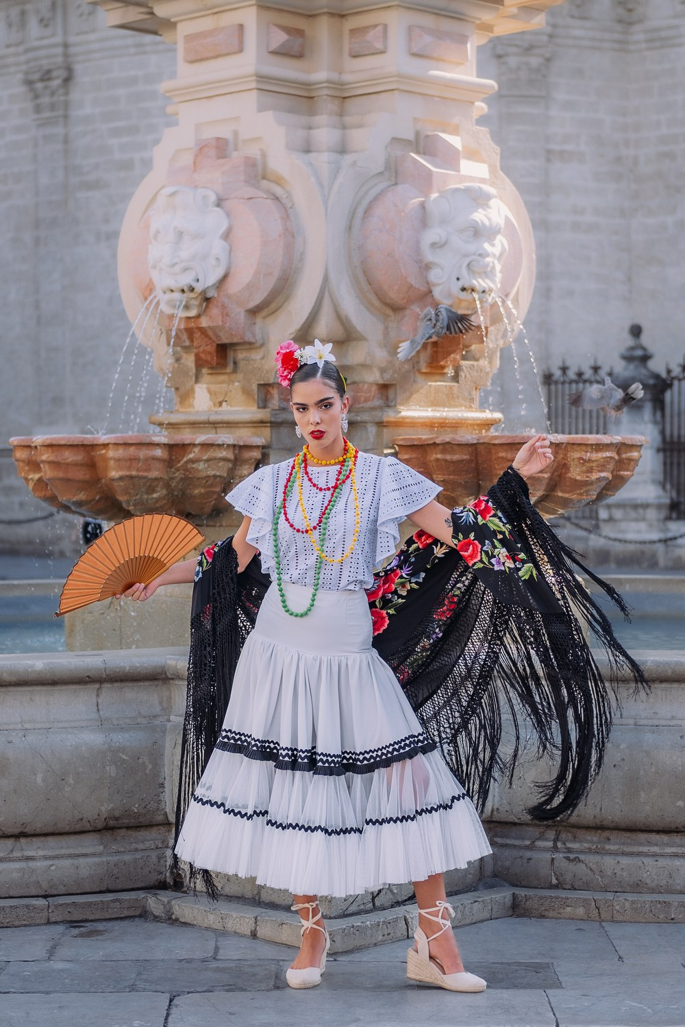 Flamencas al borde del Guadalquivir