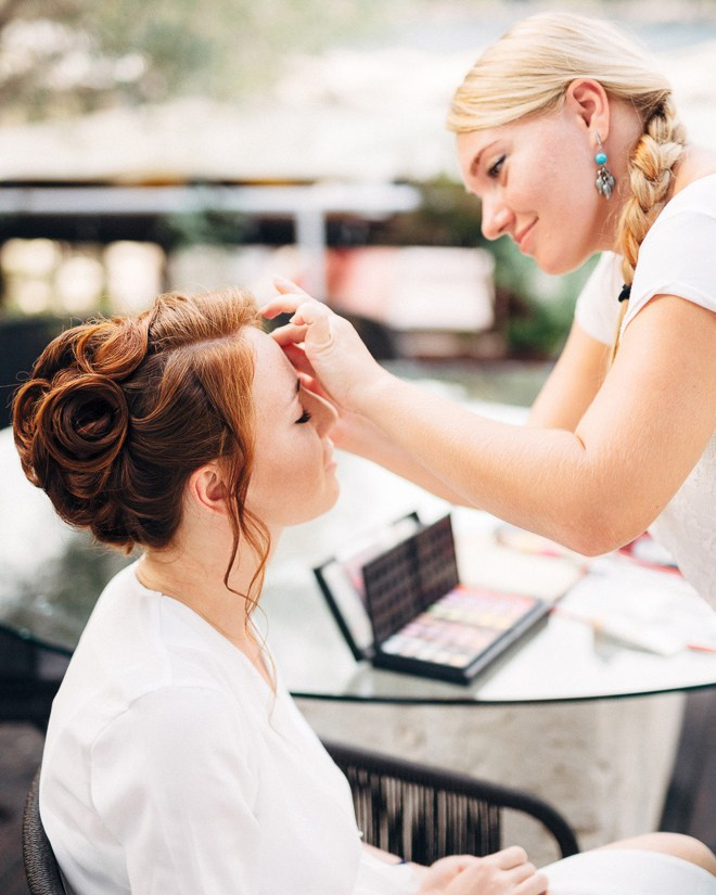 Wedding makeup artist hairdresser in Montenegro. Makeup artist and hairdresser in Montenegro Nadia Lia
