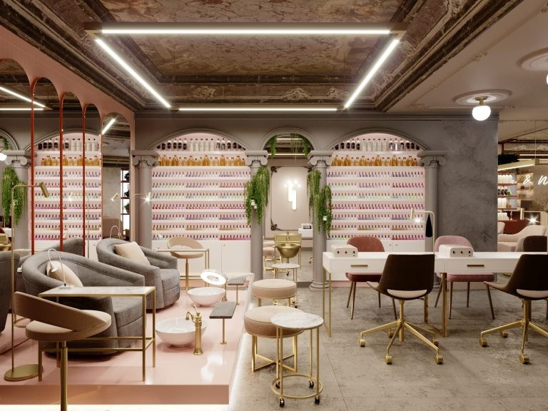 SPOT 2.55 / NUDE&NAKED. Дизайн интерьера и 3D-визуализация | AB Design Buro