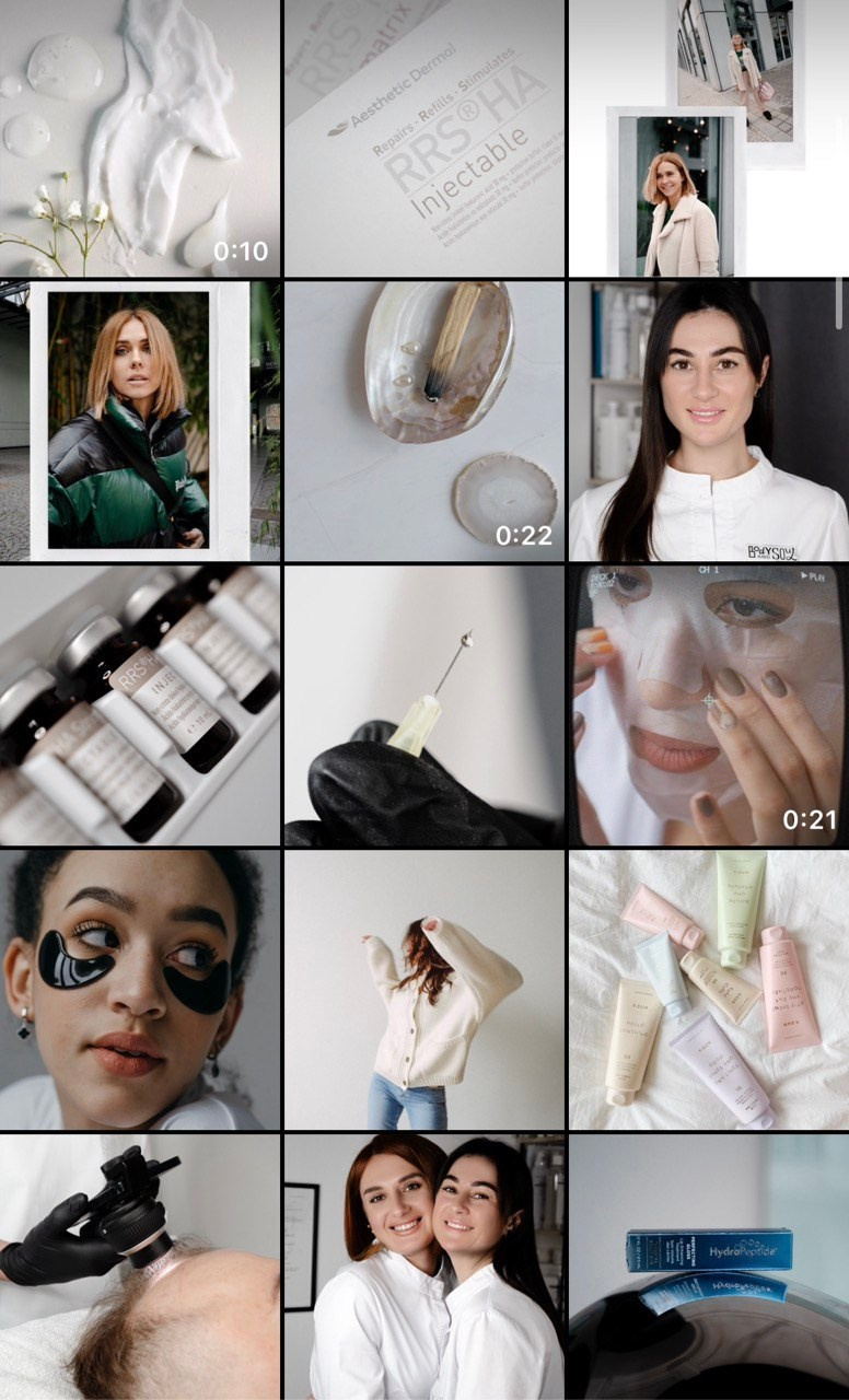 визуал прага фотограф видеограф салон красоты чехия контент стратегия