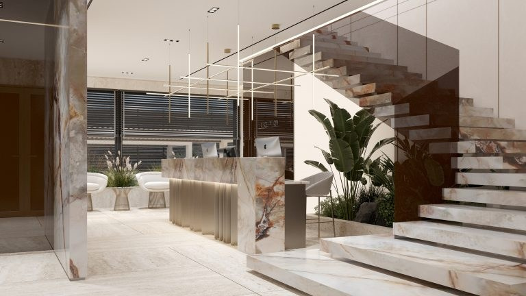 ELEMENTAL КЛИНИКА В ДУБАЕ. Дизайн интерьера и 3D-визуализация | AB Design Buro