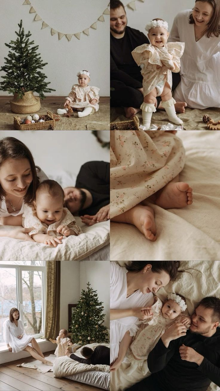 Семейная новогодняя фотосессия. Семейный фотограф Лейпциг, Германия