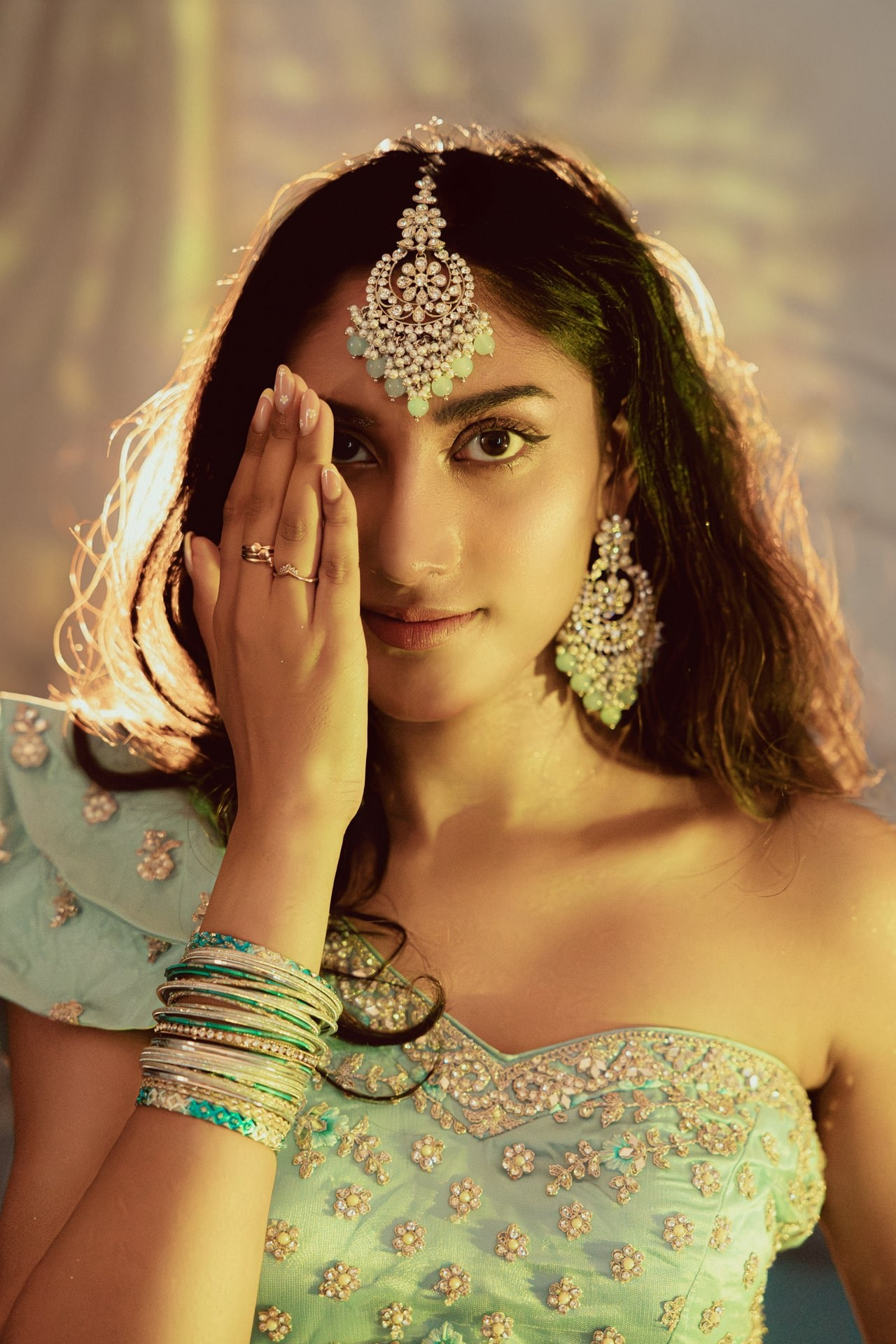 Dream Portrait in Traditional Indian Attire — Studio Photoshoot in Rotterdam. Romantic & Soulful Photography by Natalia Olhova in Rotterdam