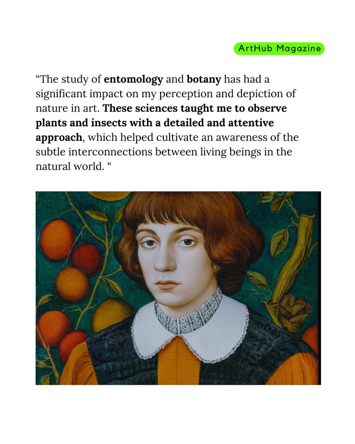 Interview for ArtHub Magazine. ELEN BEZHEN