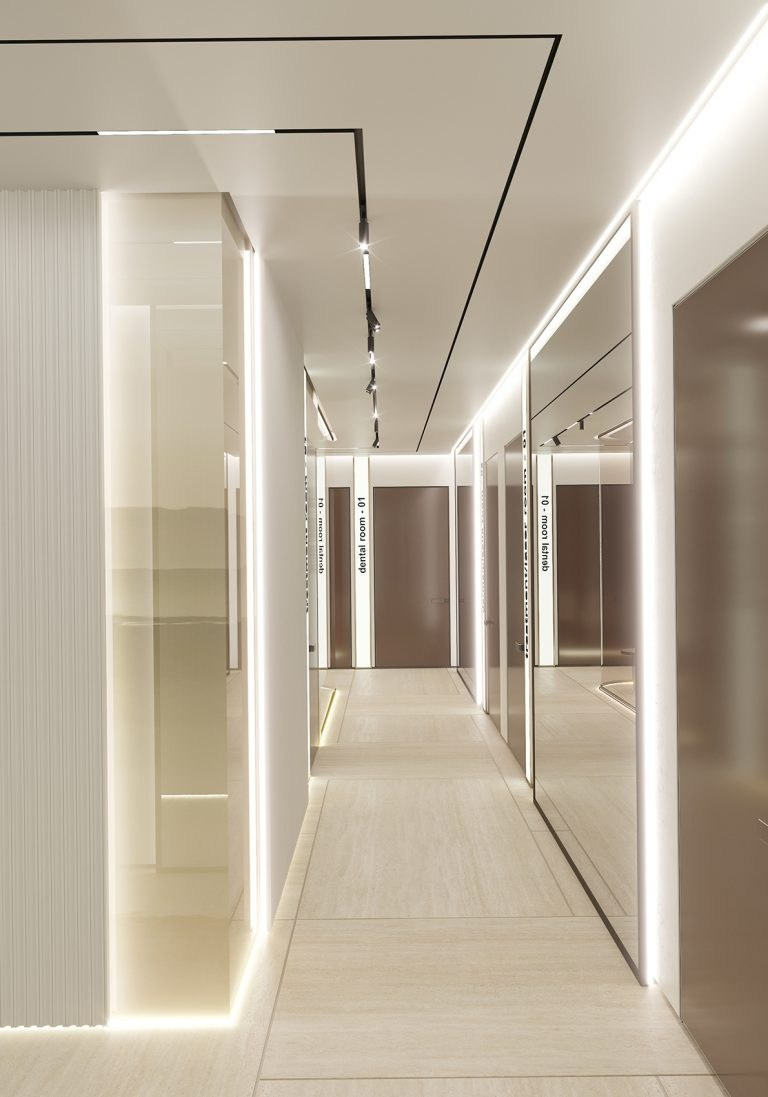 ELEMENTAL КЛИНИКА В ДУБАЕ. Дизайн интерьера и 3D-визуализация | AB Design Buro